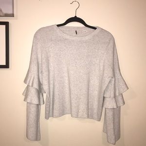 Grey POOF sweater